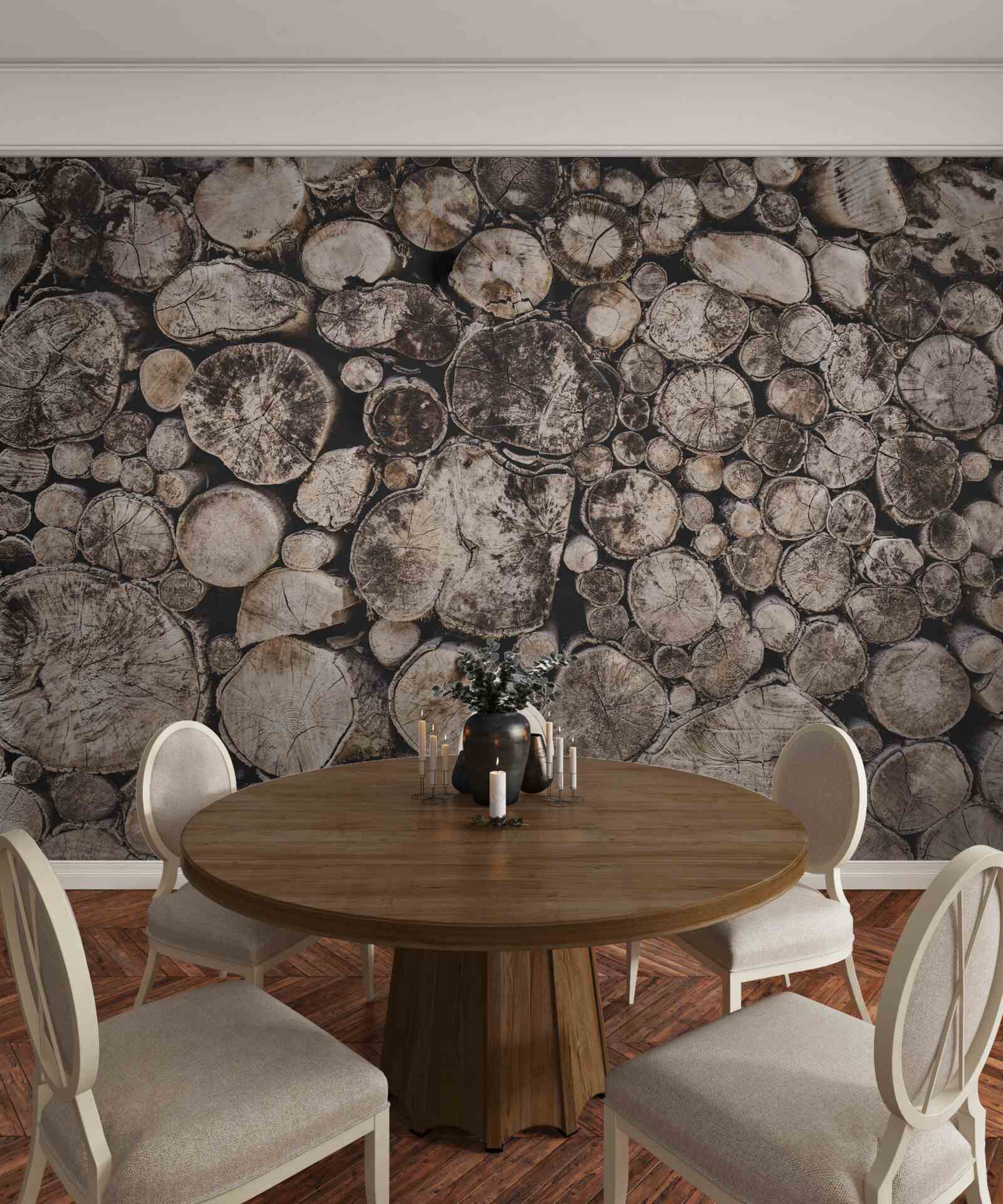 Papier peint les morceaux de bois impurs