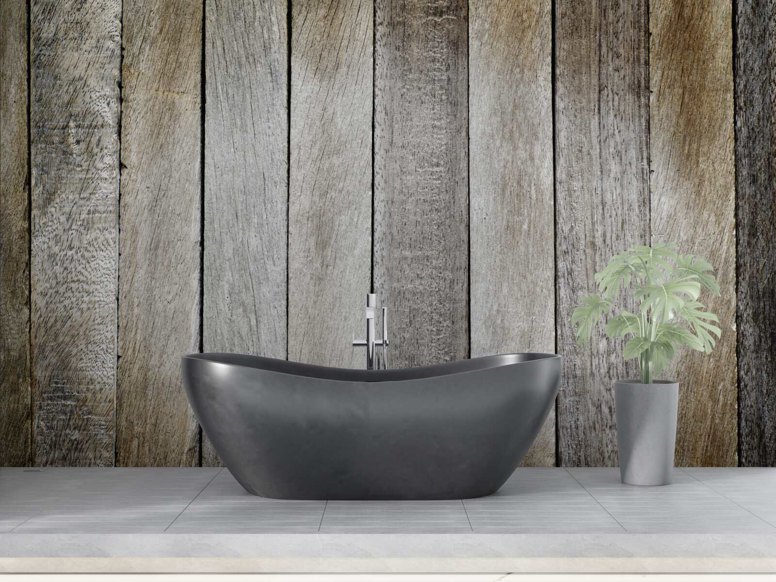 Papier peint panneau de parquet avec effet de vieillissement