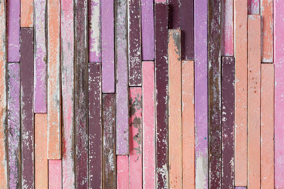 Papier peint lames de parquet en bois de différentes couleurs de l'ancien temps