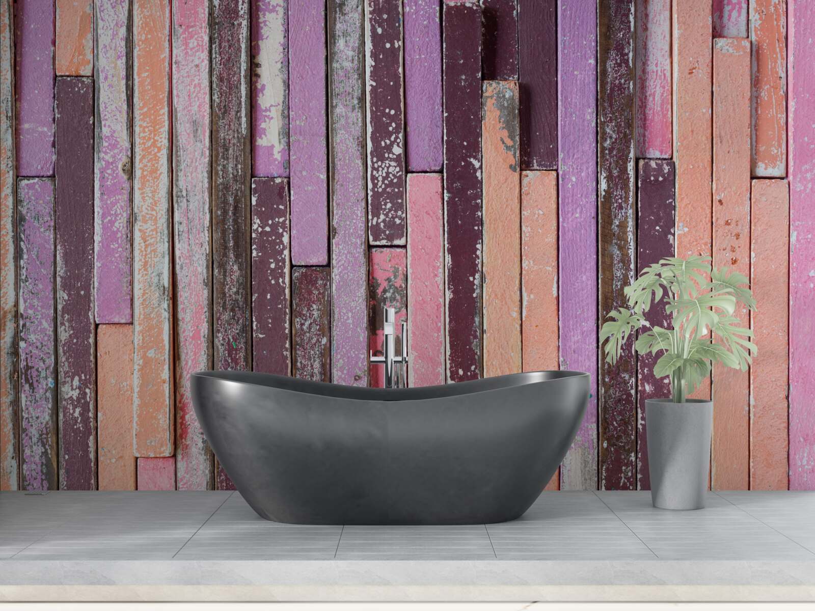 Papier peint lames de parquet en bois de différentes couleurs de l'ancien temps