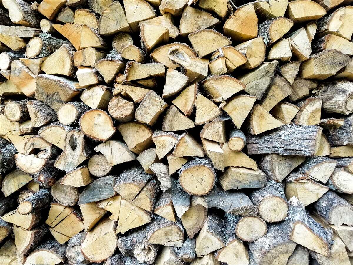 Papier peint blocs de déchets de bois