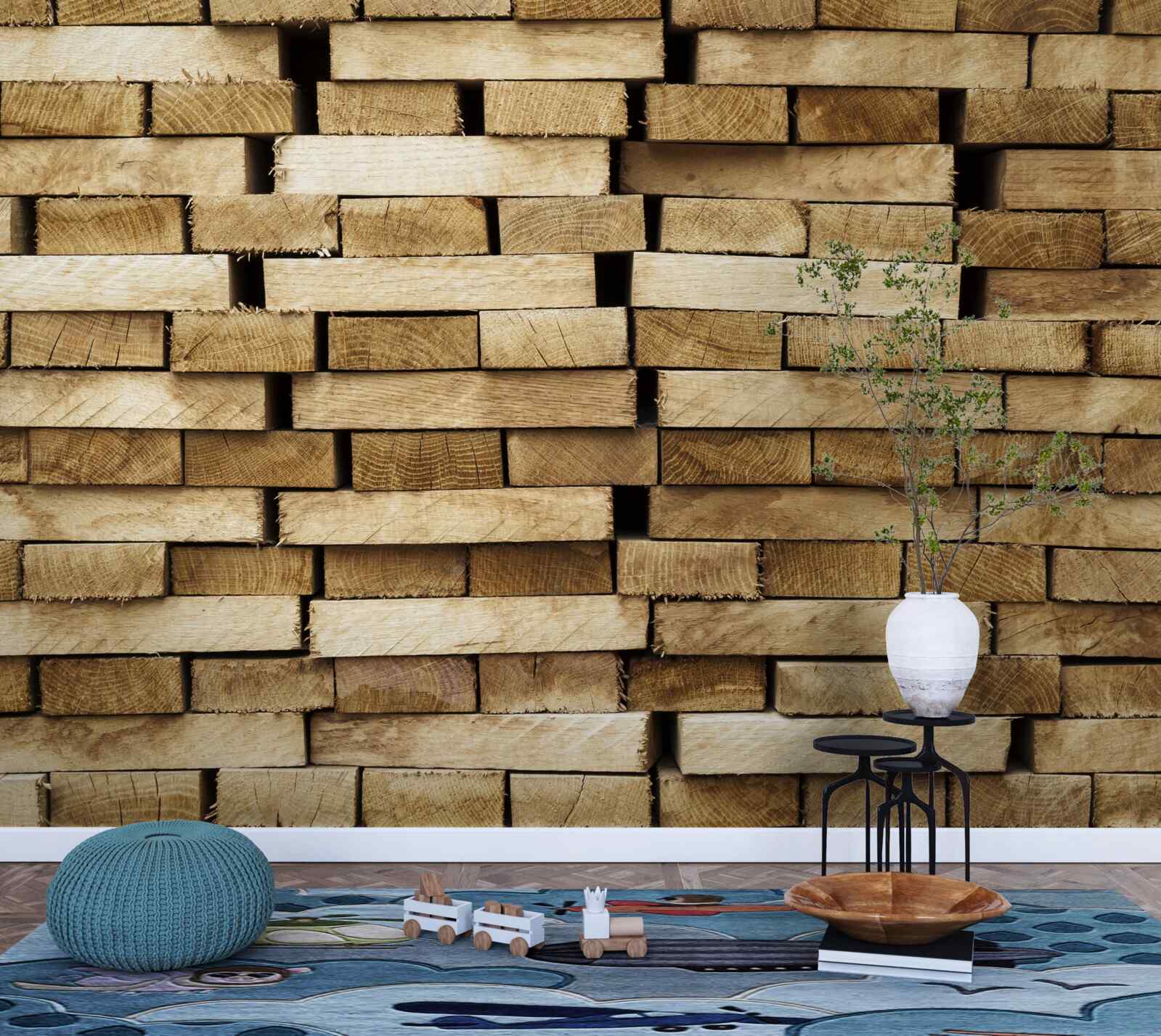 Papier peint mur de pavés