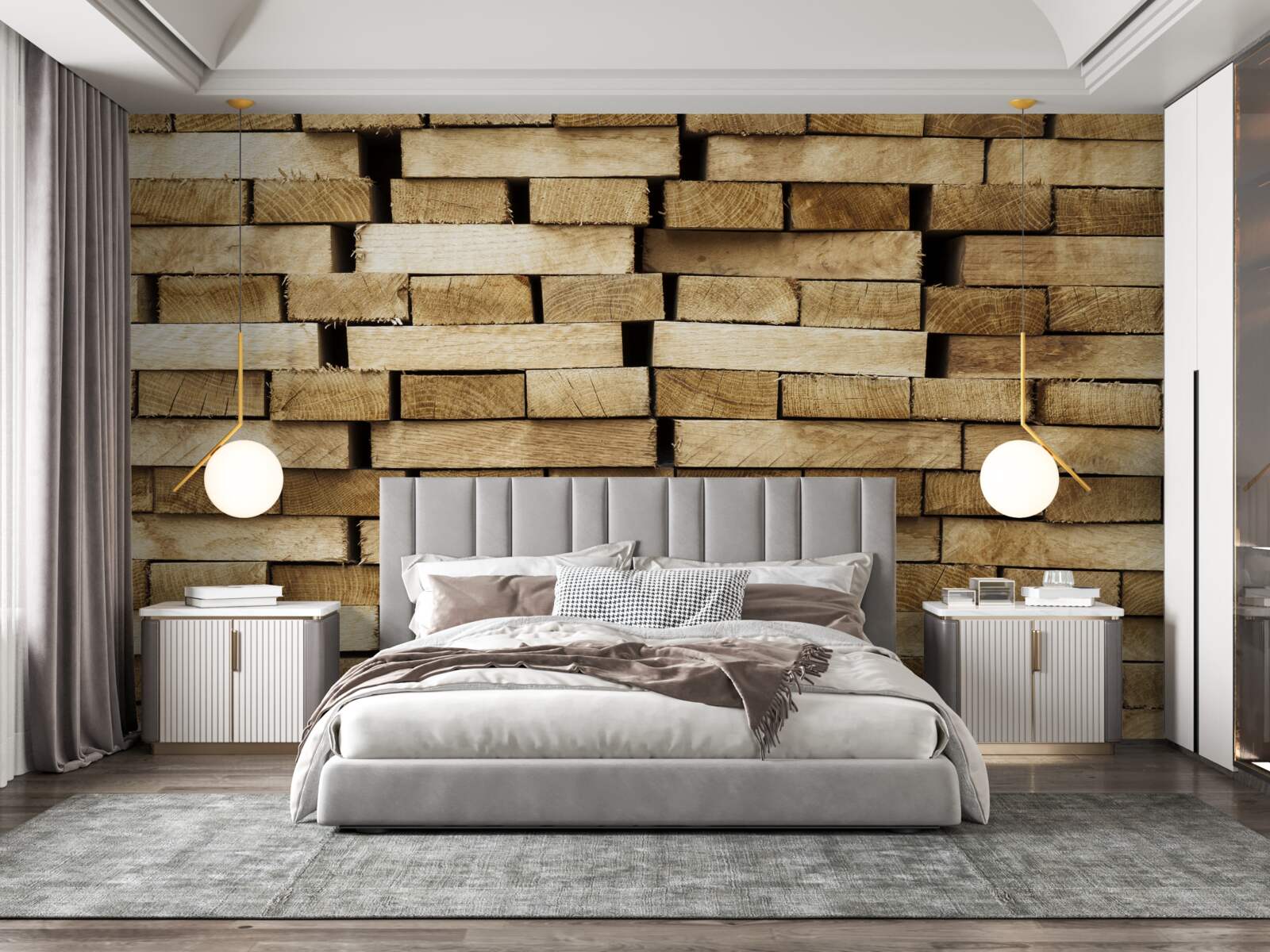 Papier peint mur de pavés