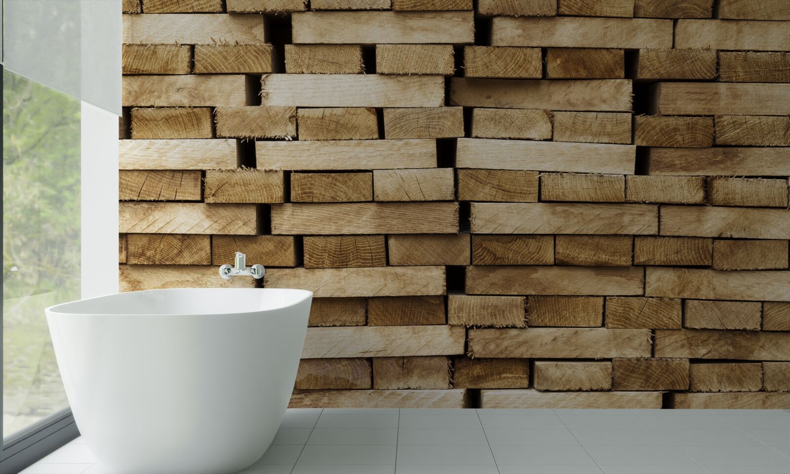 Papier peint mur de pavés