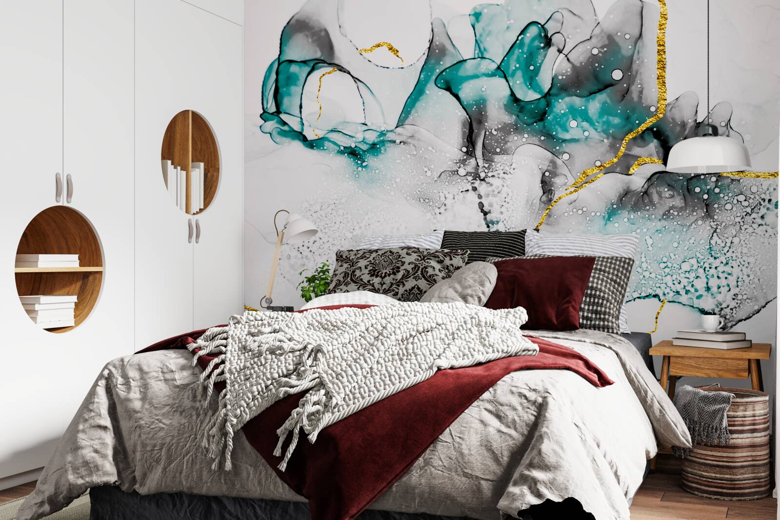 Papier peint acrylique liquide