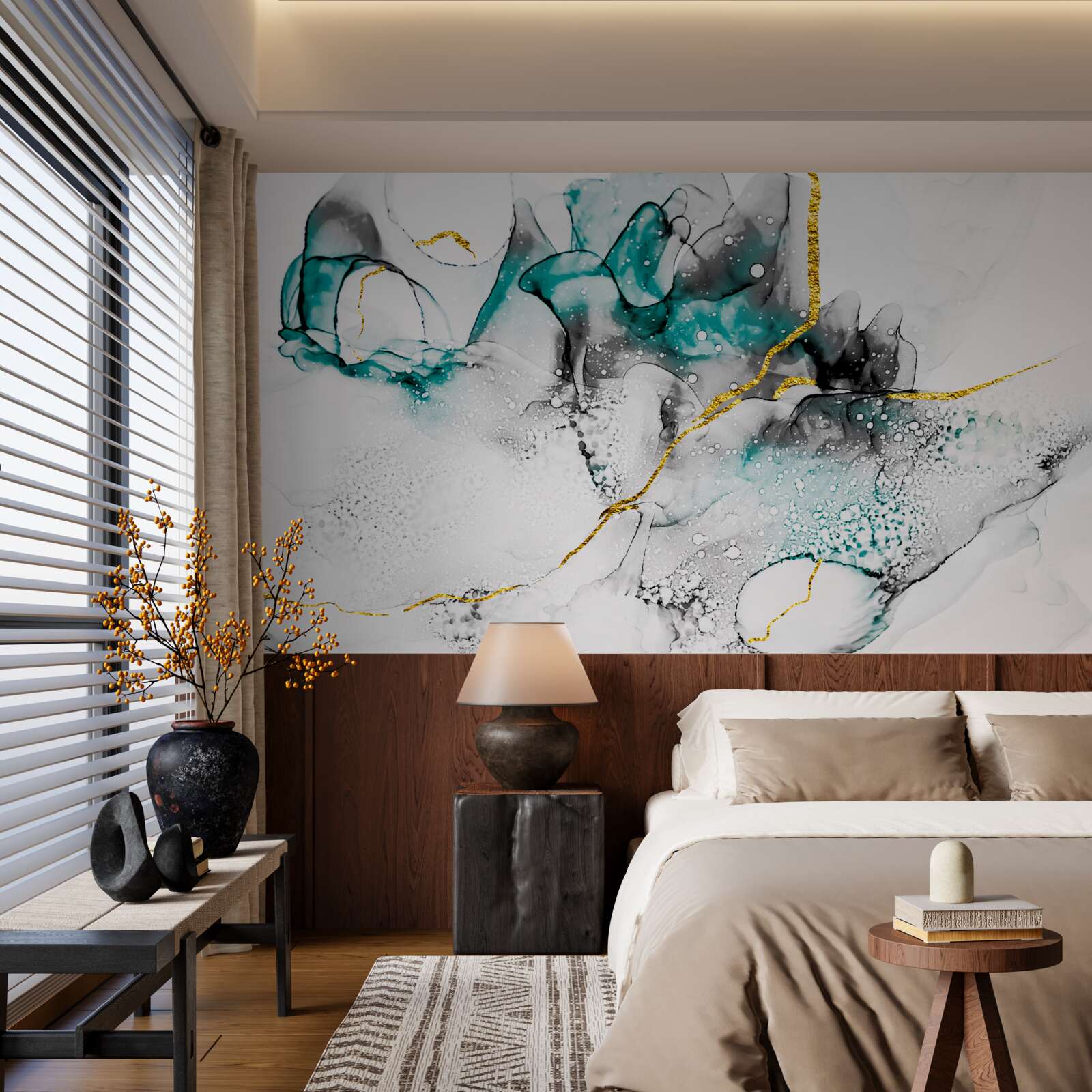 Papier peint acrylique liquide