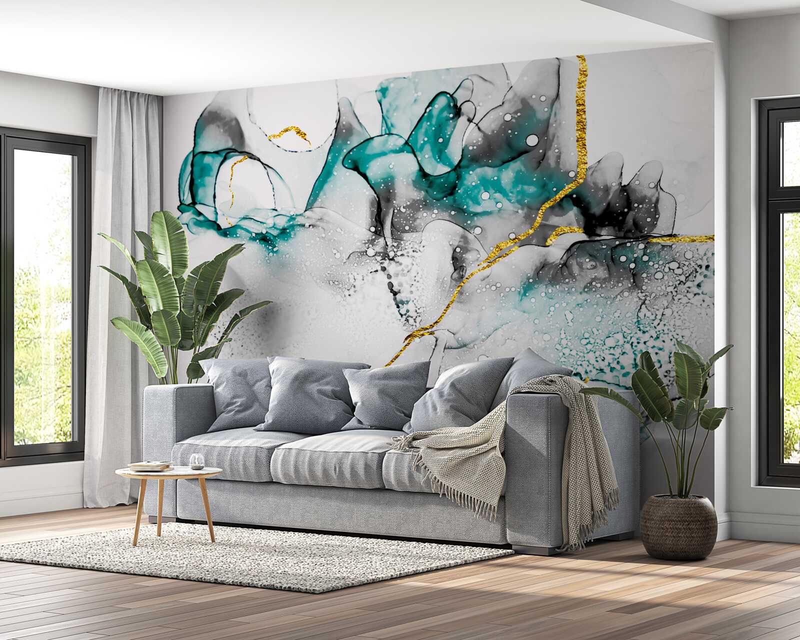 Papier peint acrylique liquide