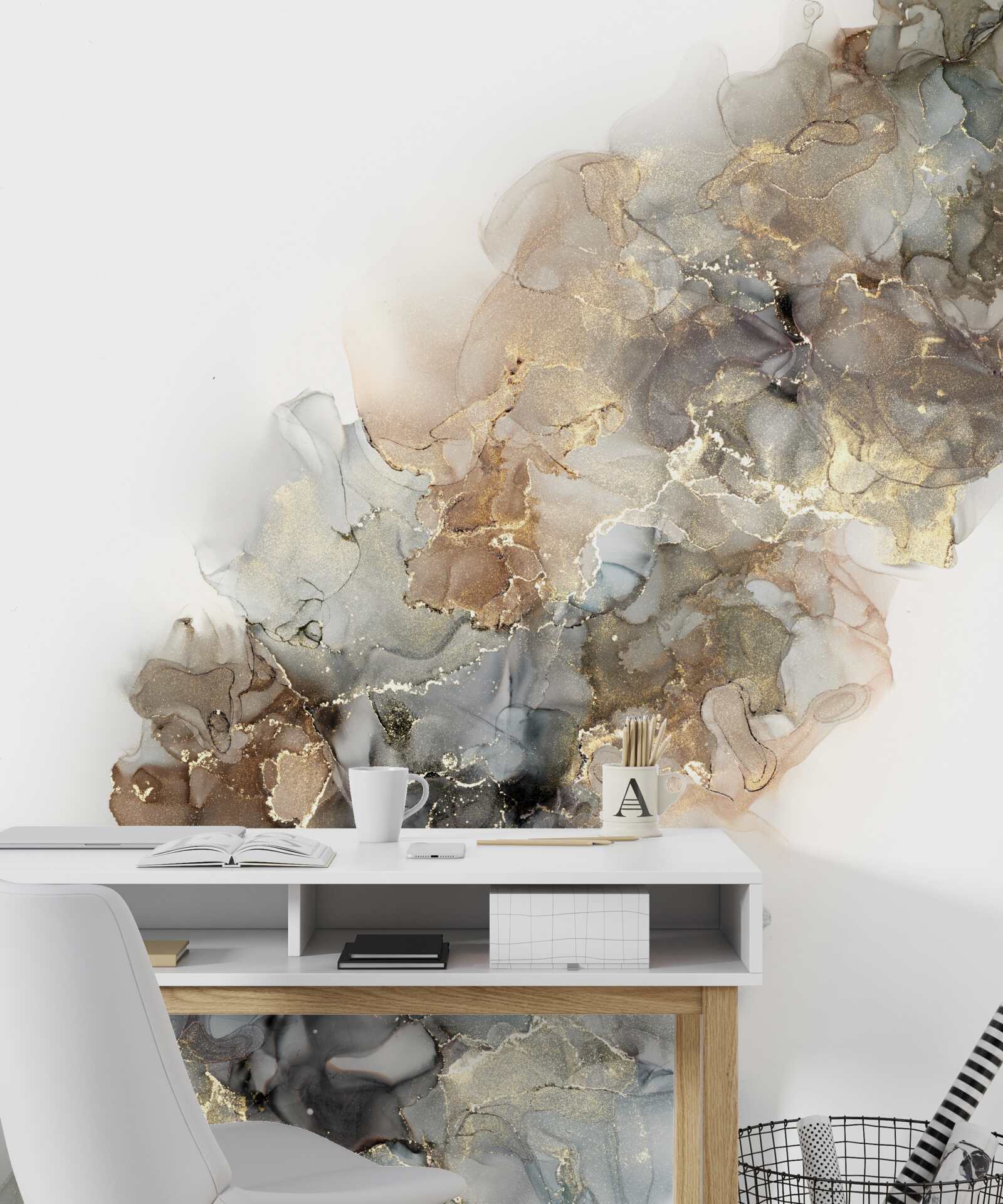 Papier peint atmosphère luxueuse et charmante