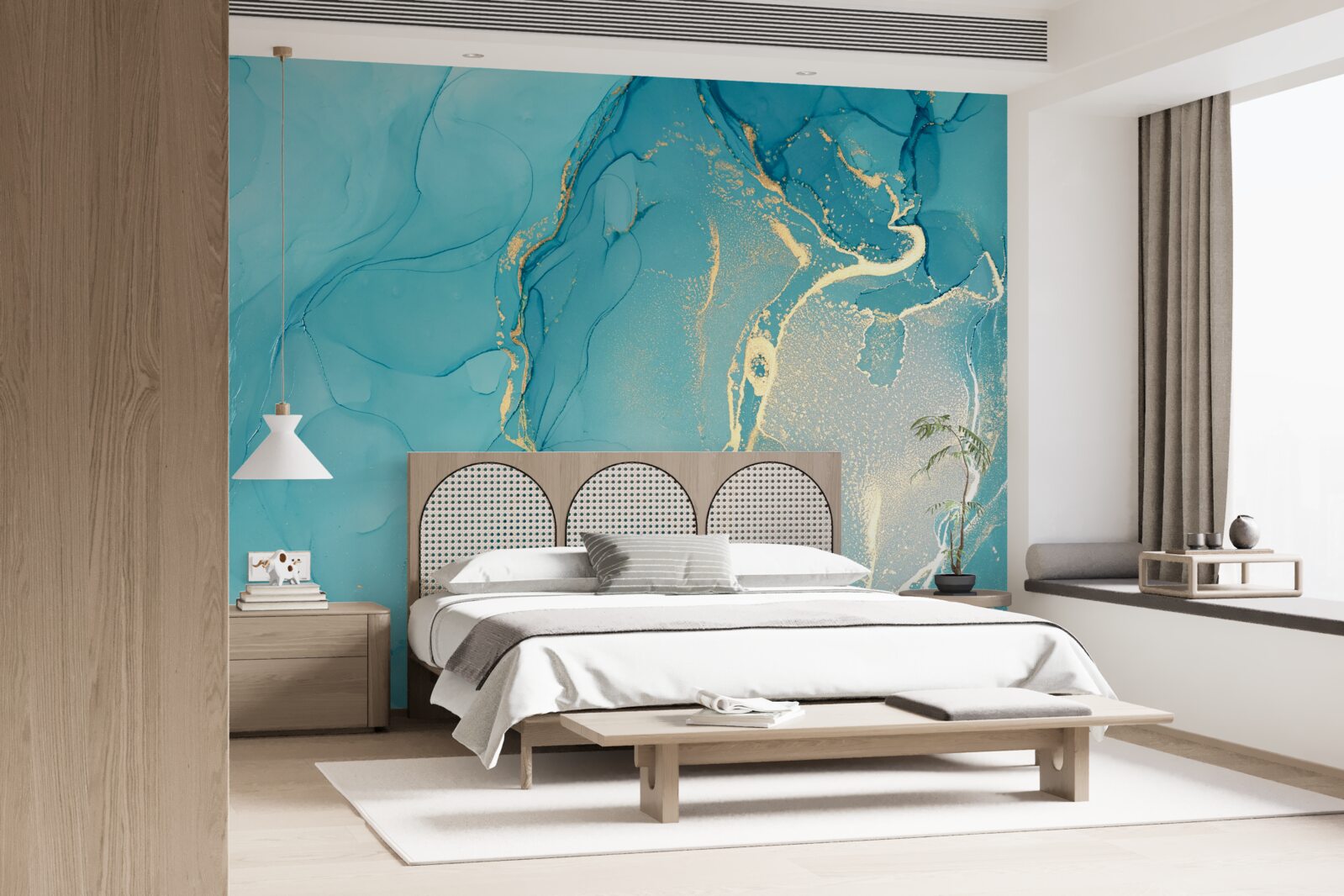 Papier peint fond de mer en marbre