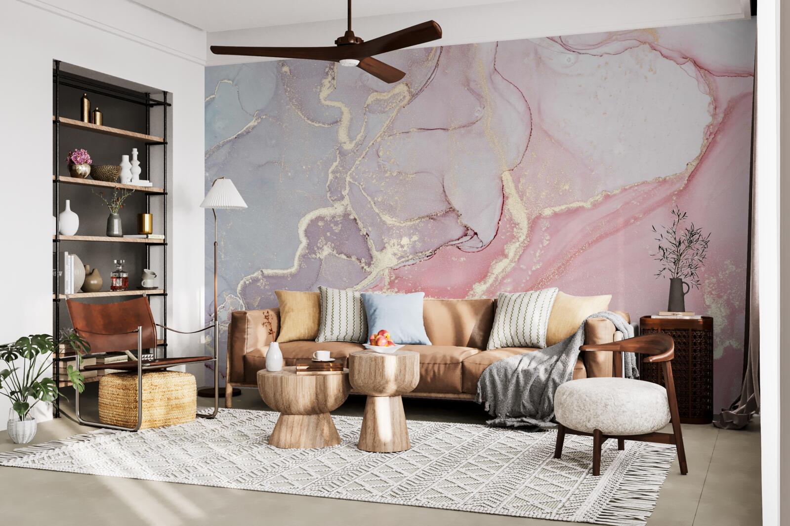 Papier peint colorants alcooliques doux