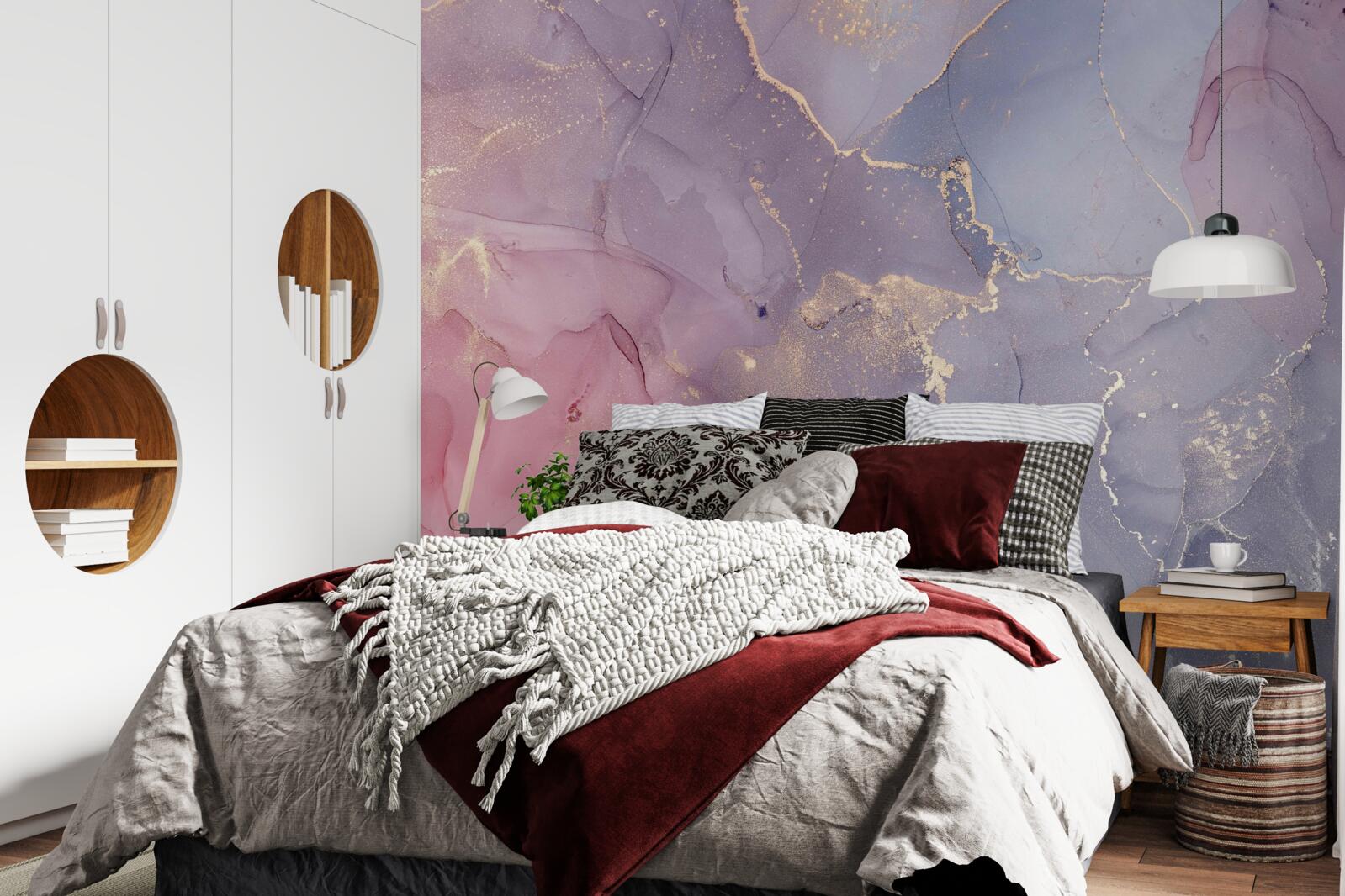 Papier peint fond en couleurs pastel en acrylique