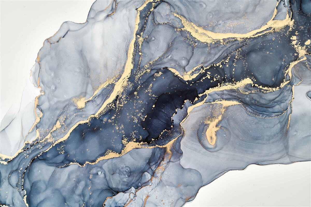 Papier peint l'excitation de la couleur indigo