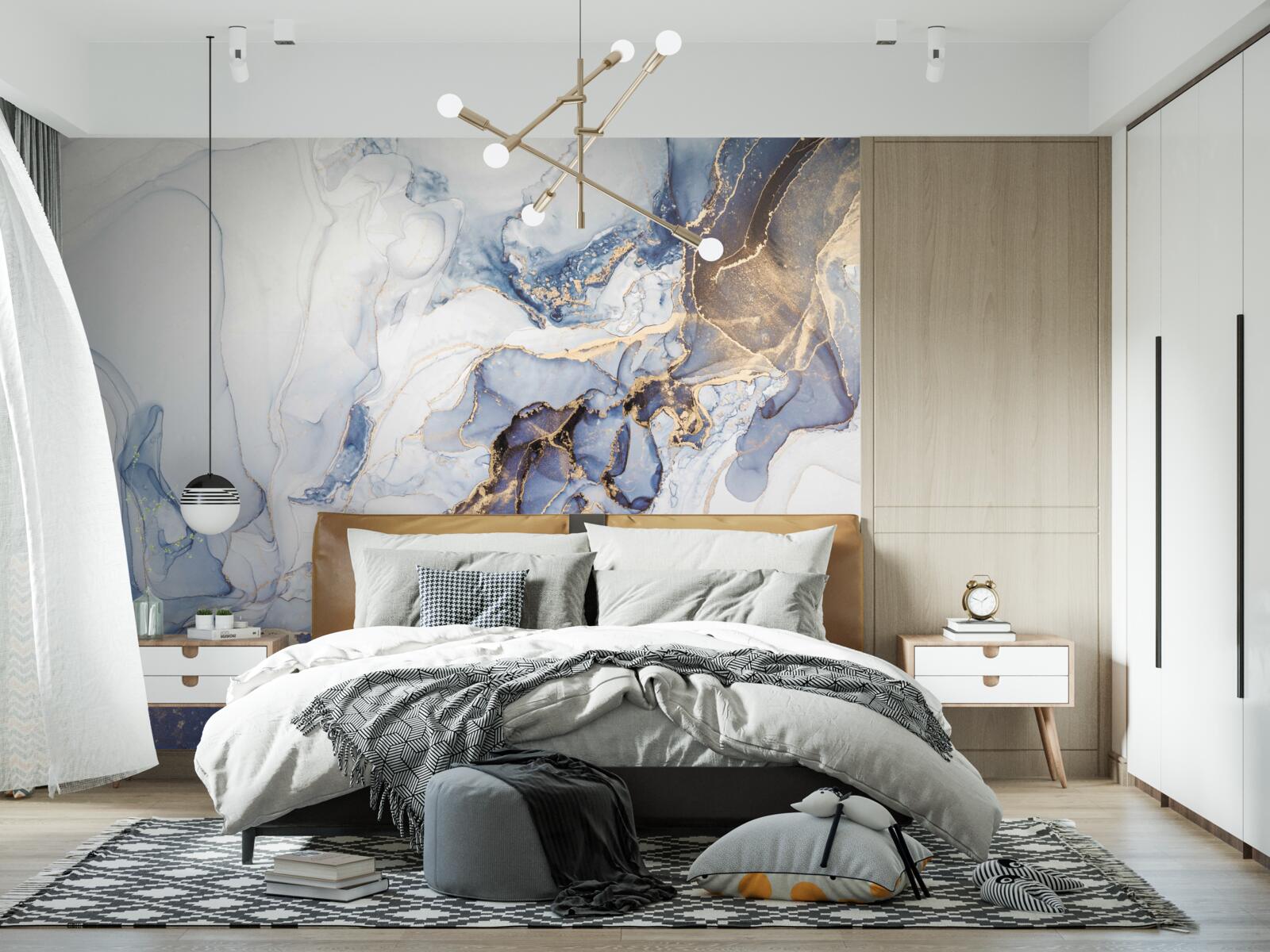 Papier peint fond de ciel en marbre