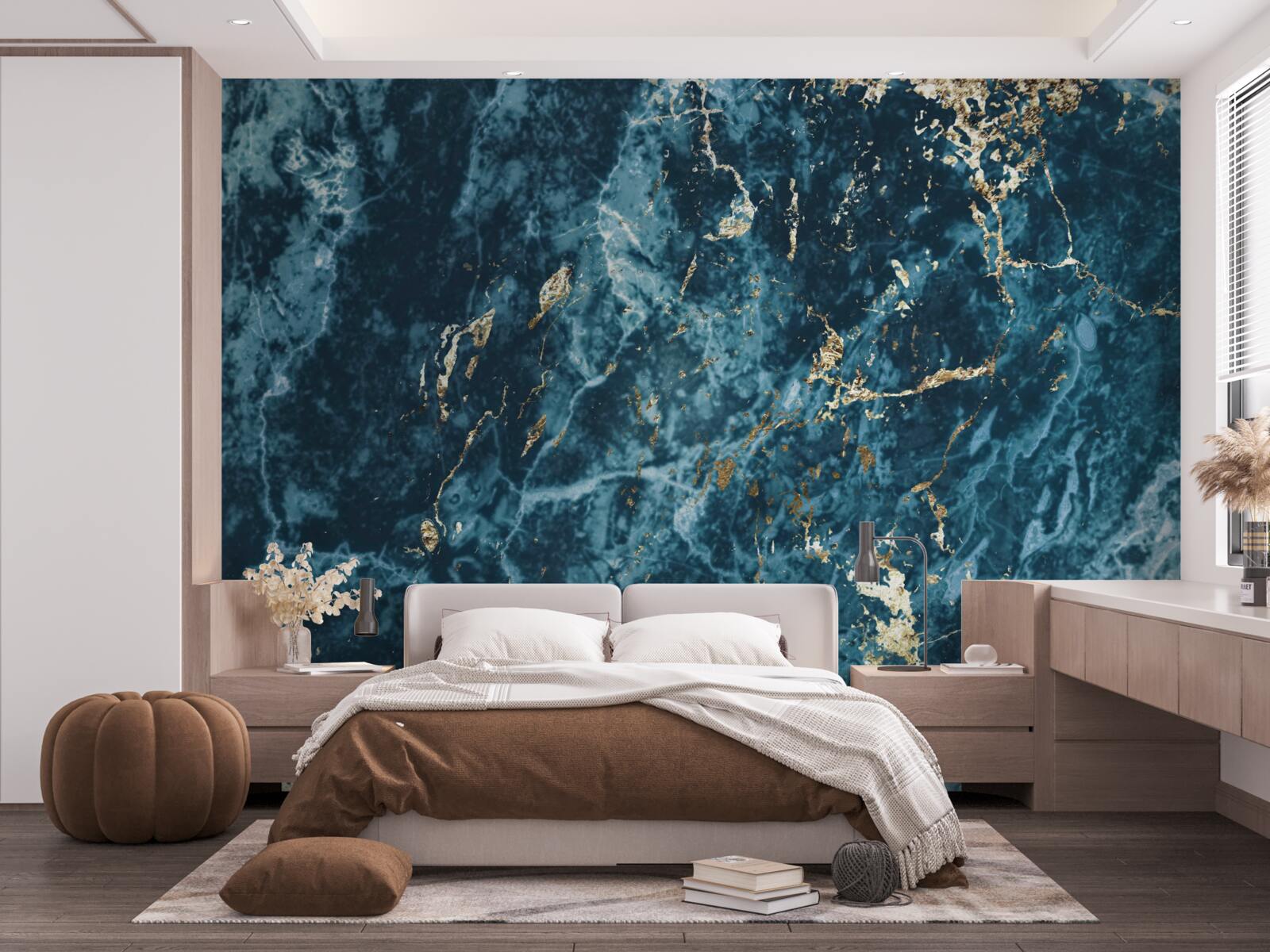 Papier peint fond abstrait de malachite