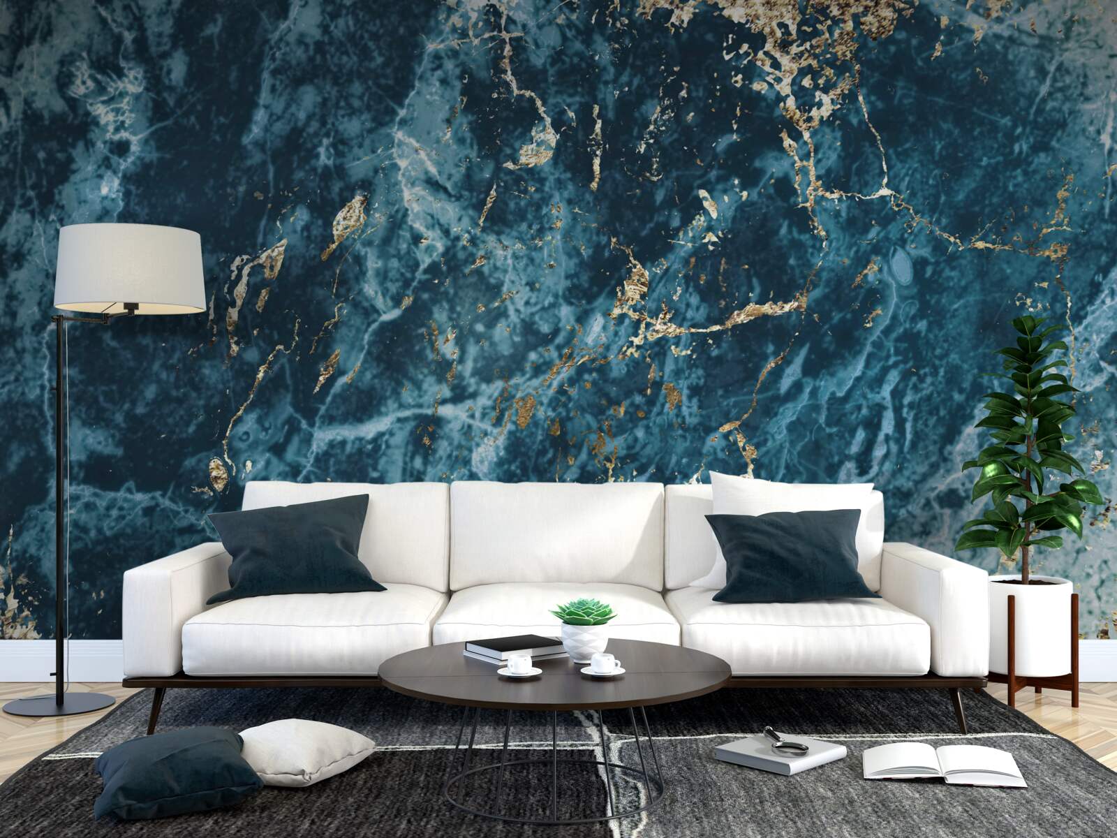 Papier peint fond abstrait de malachite