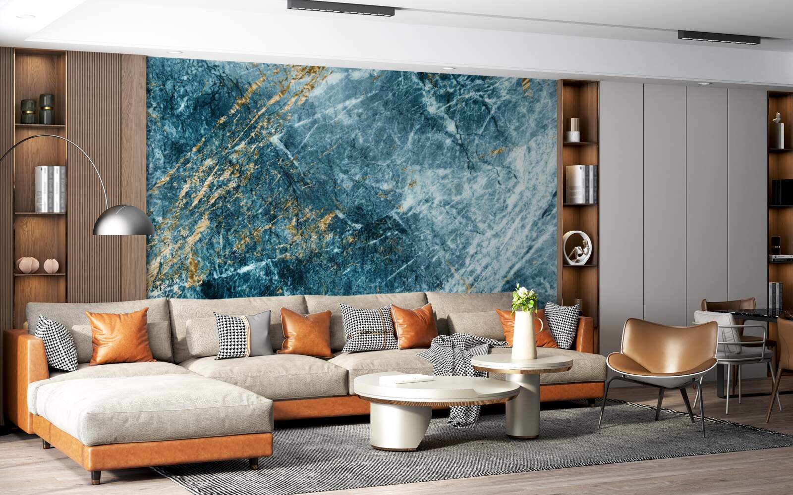 Papier peint magnifique fond en marbre