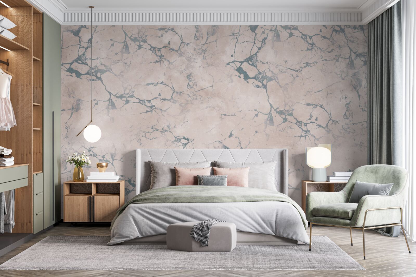 Papier peint texture légèrement marbrée