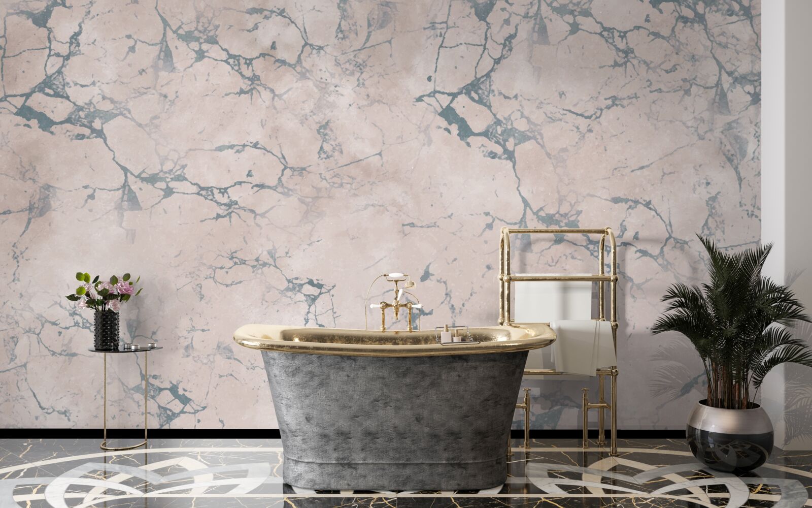 Papier peint texture légèrement marbrée