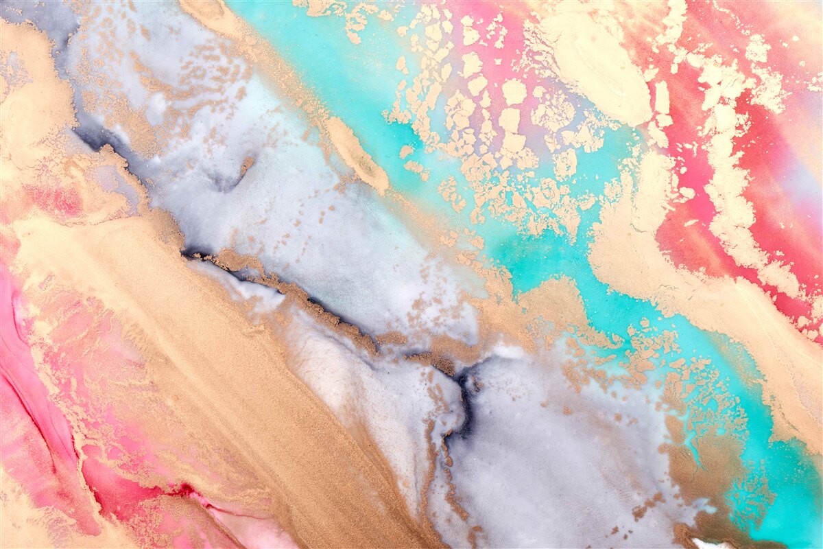 Papier peint encre aquarelle claire