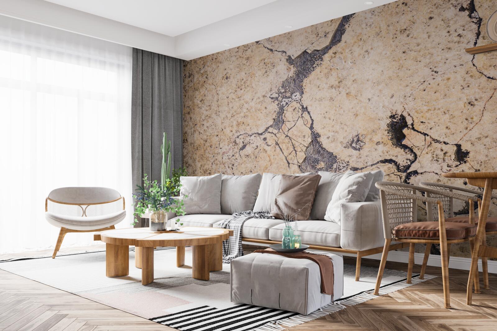 Papier peint abstraction vintage de sable