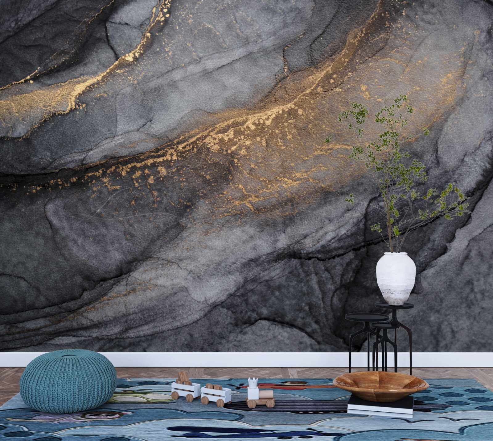 Papier peint marbre abstrait exclusif