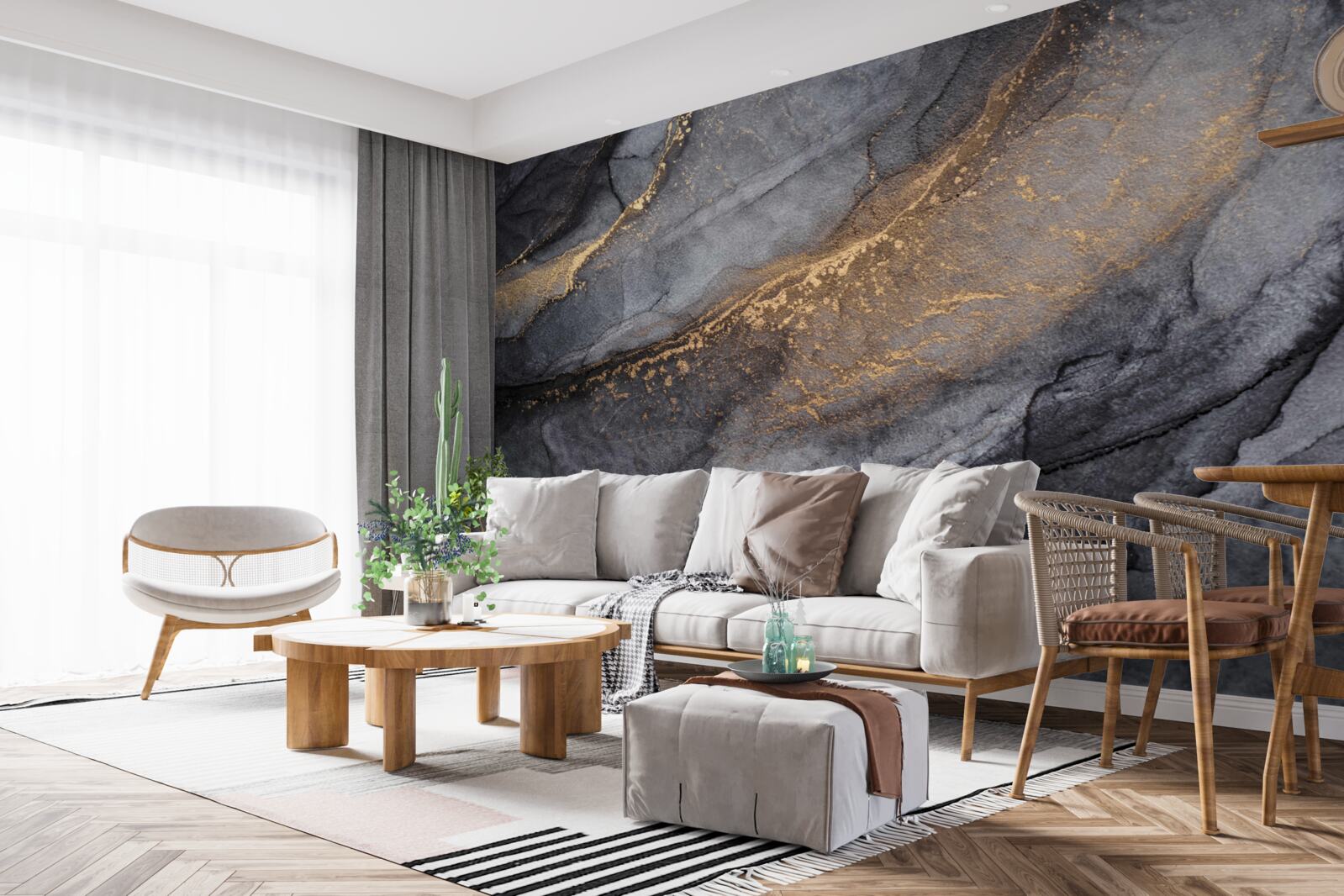 Papier peint marbre abstrait exclusif