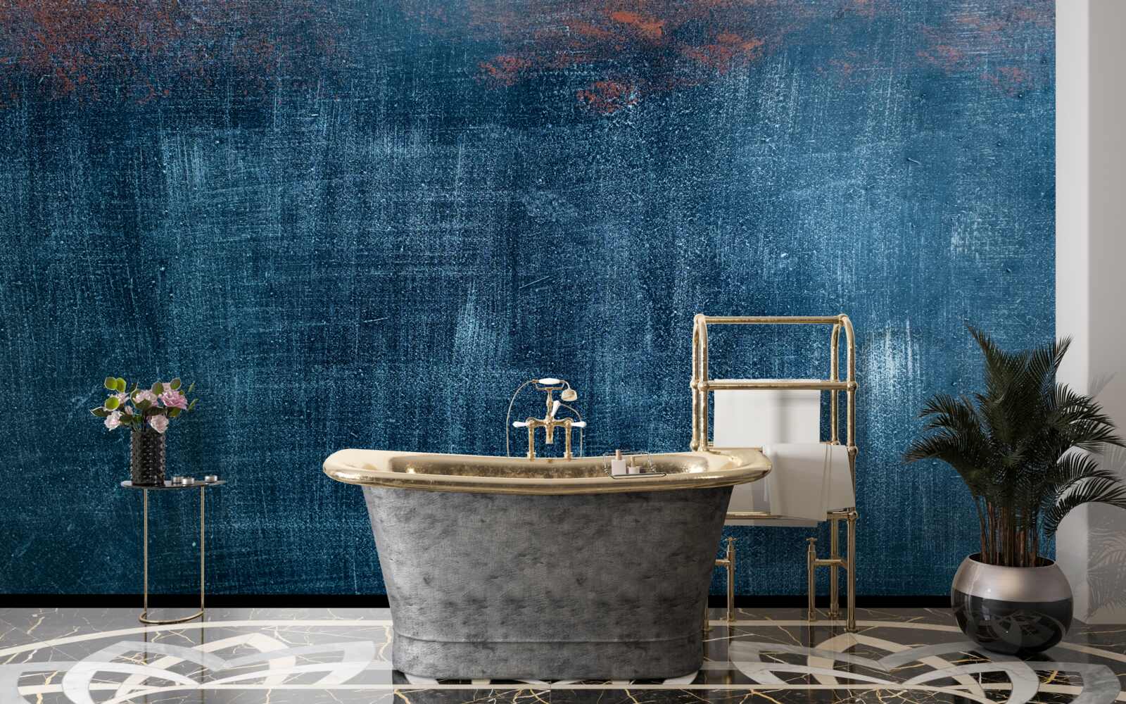 Papier peint l'eau avec le froid abstrait