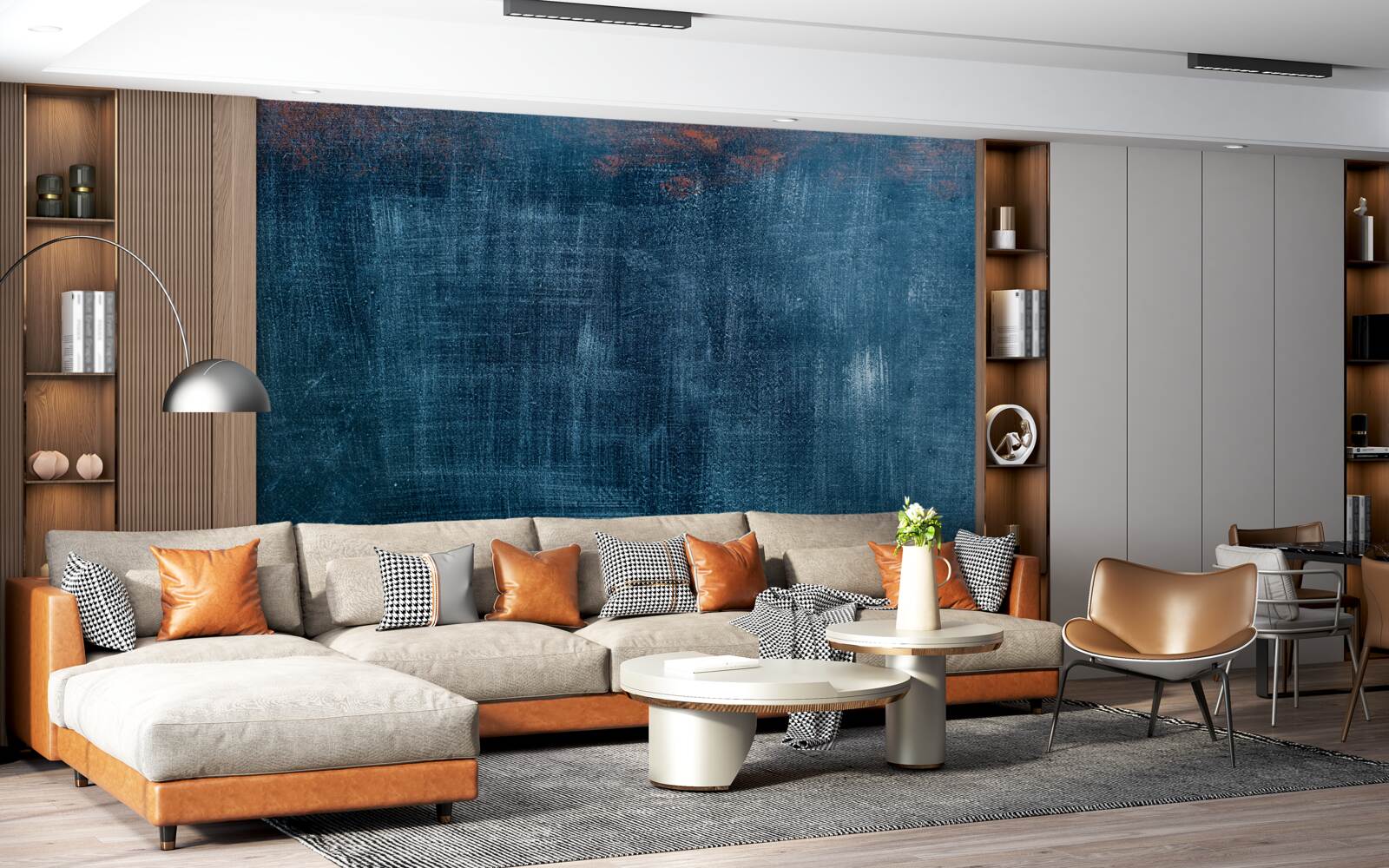 Papier peint l'eau avec le froid abstrait