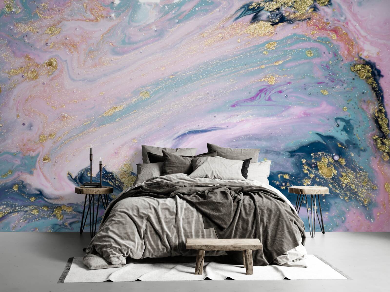 Papier peint différentes couleurs de marbre exquis