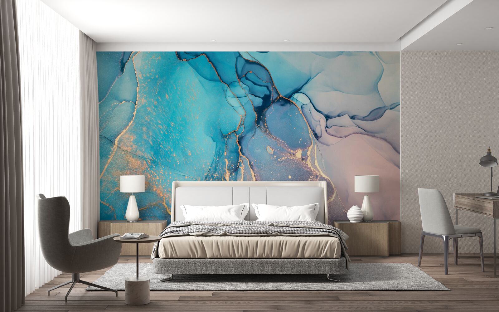 Papier peint fond abstrait dans des tons clairs