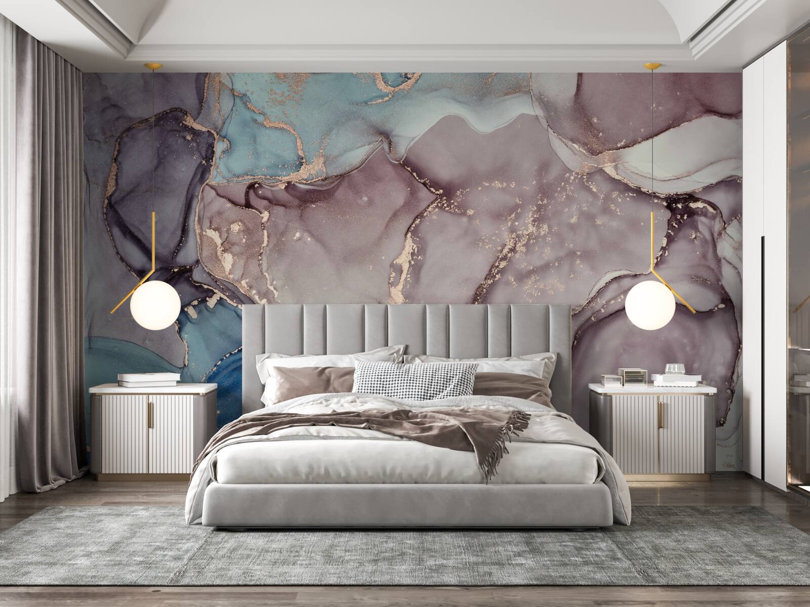 Papier peint fond de marbre aquarelle