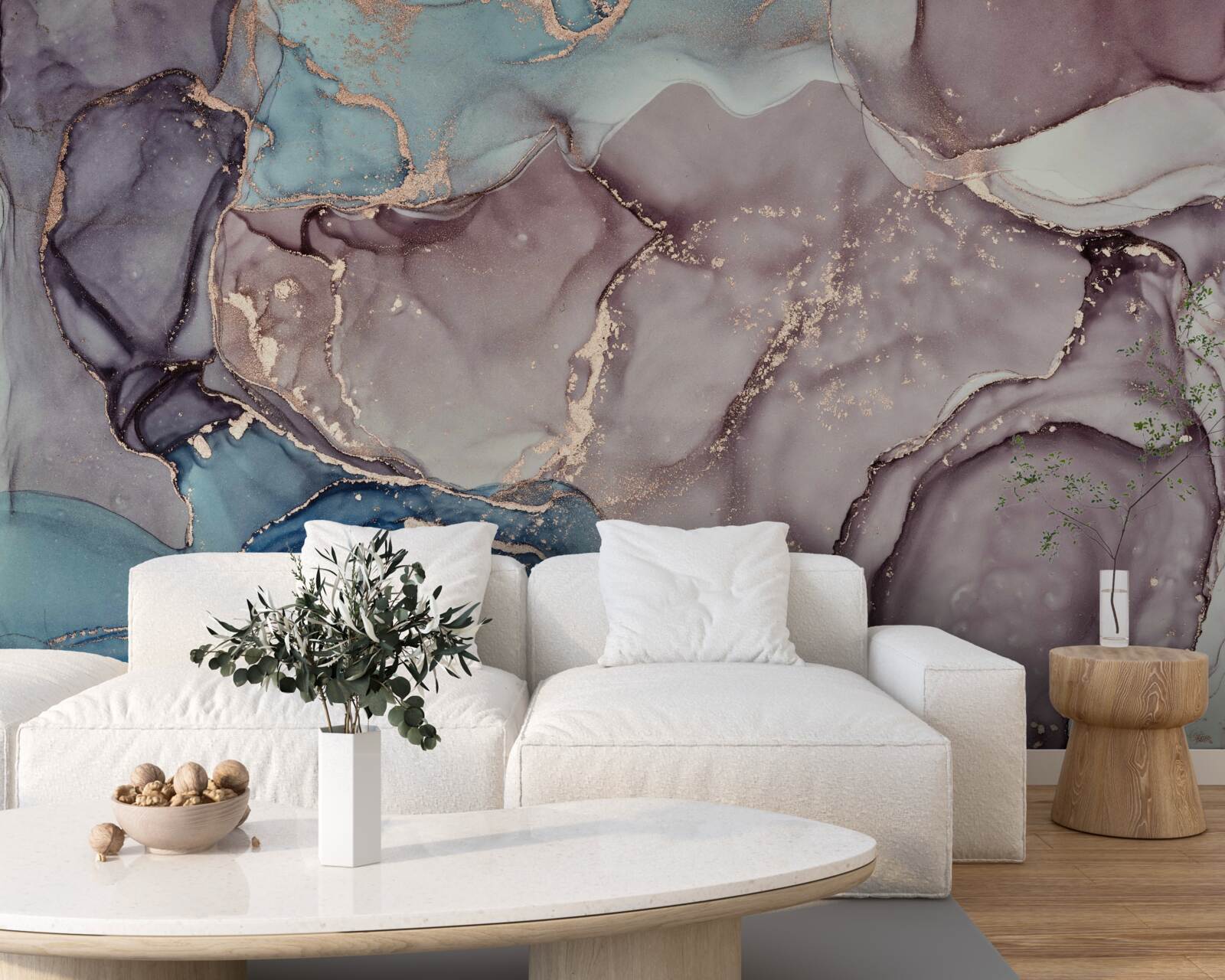 Papier peint fond de marbre aquarelle