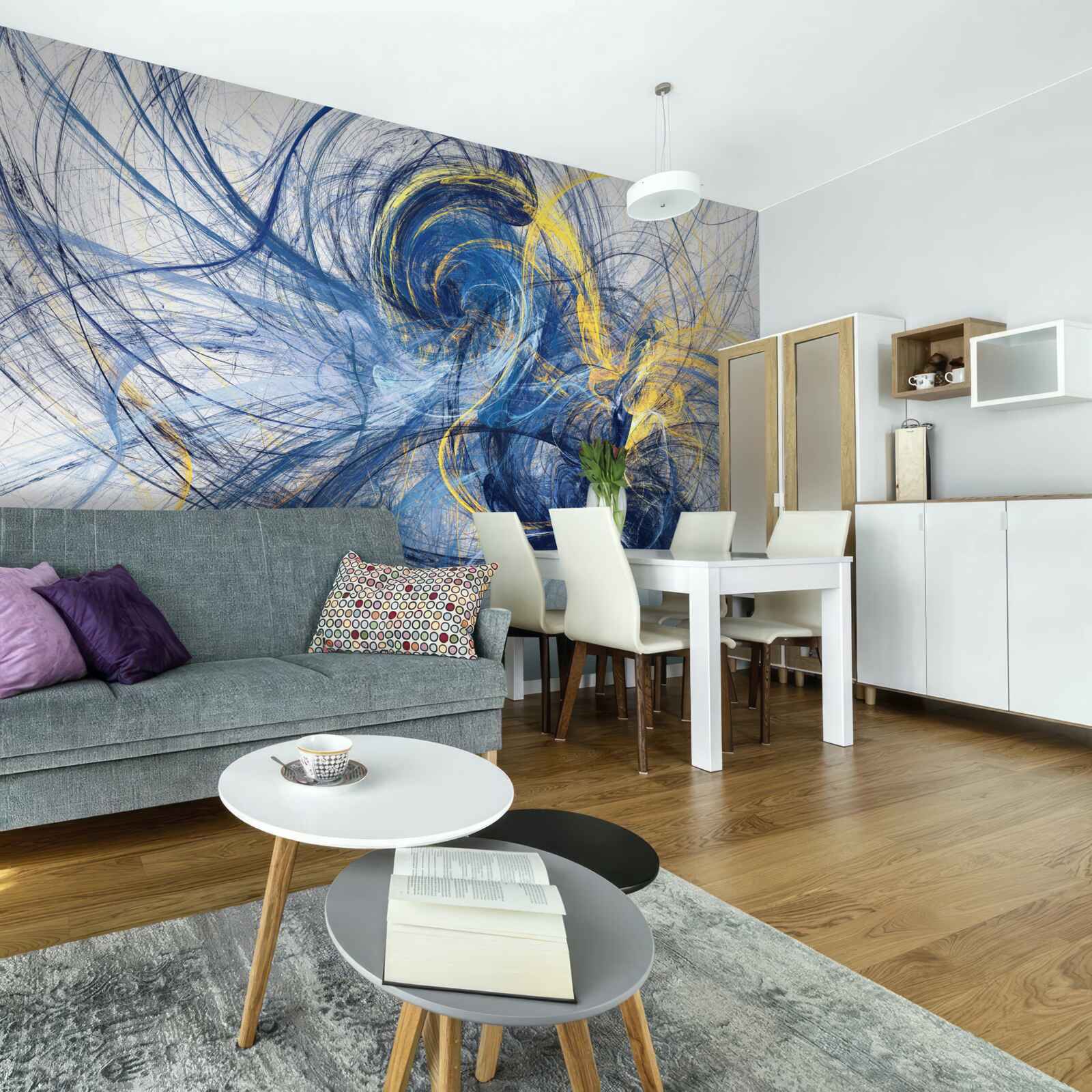 Papier peint la métaphore du bruit de la pluie