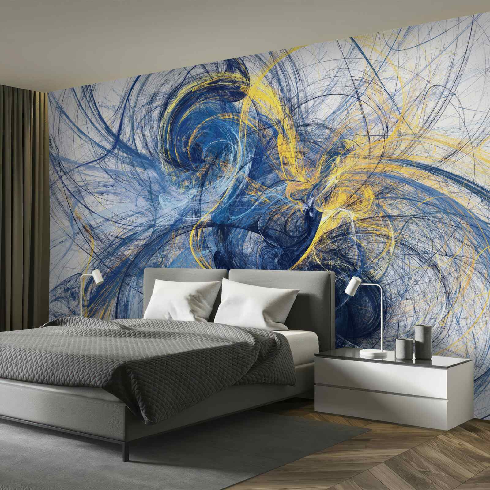 Papier peint la métaphore du bruit de la pluie