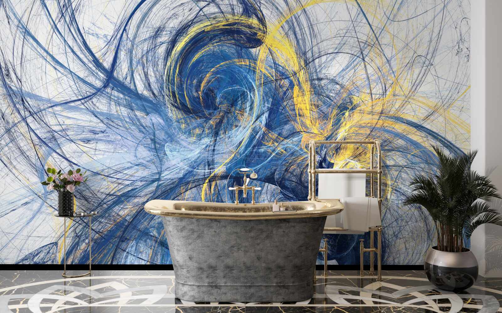 Papier peint la métaphore du bruit de la pluie