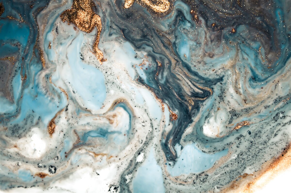 Papier peint abstraction dorée avec de beaux éléments