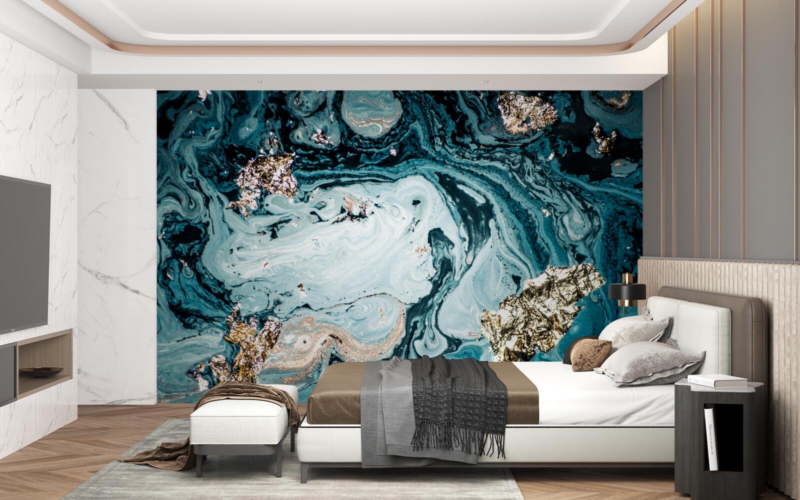 Papier peint magnifique fond en marbre