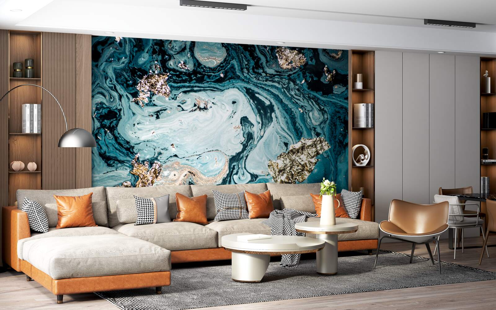 Papier peint magnifique fond en marbre