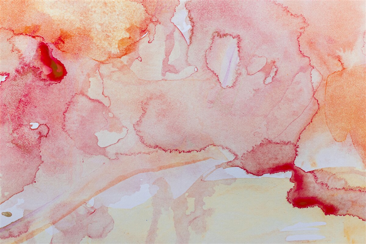 Papier peint fond de lit aquarelle