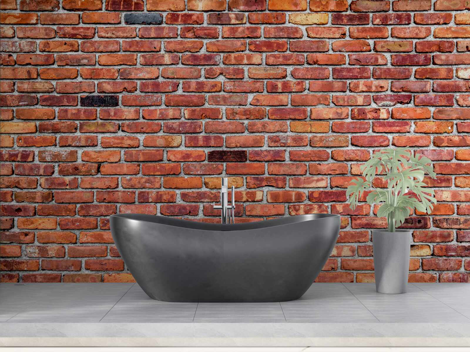 Papier peint Mur de briques anciennes