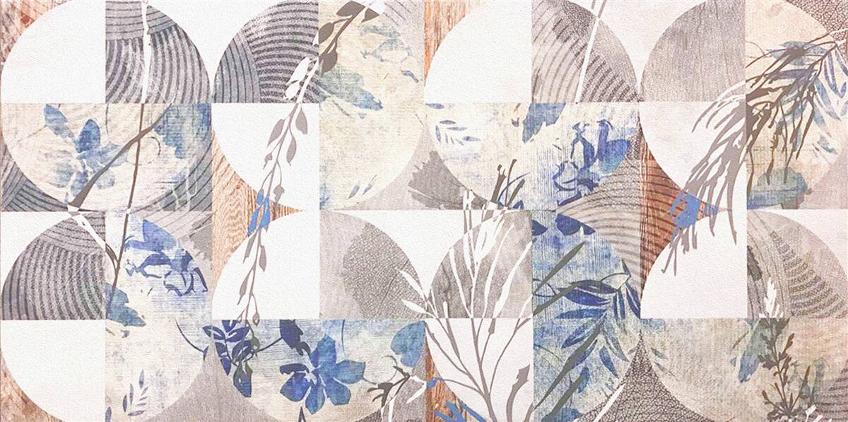 Papier peint fond abstrait avec des impressions de feuilles d'automne