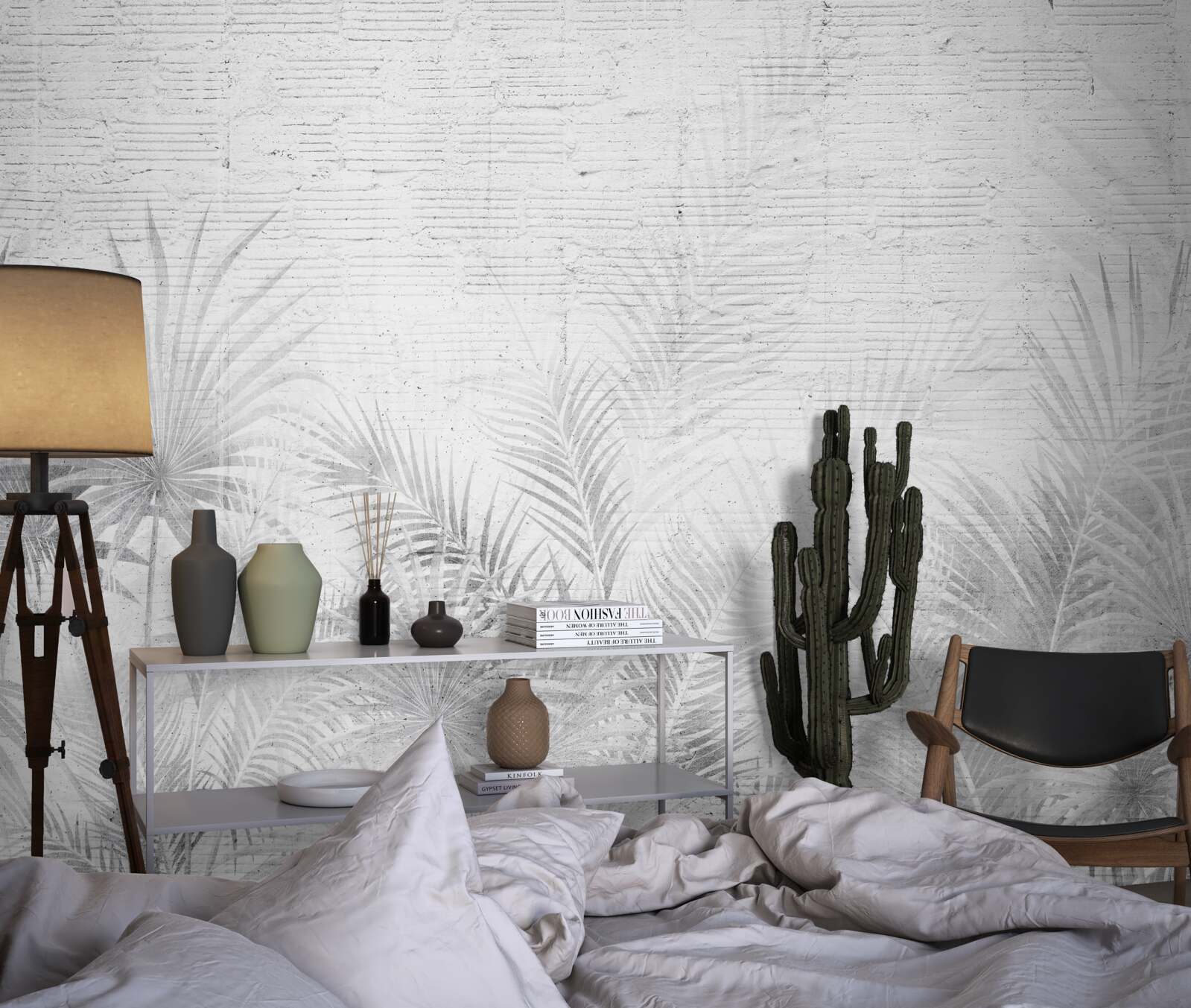 Papier peint brume matinale dans une forêt tropicale