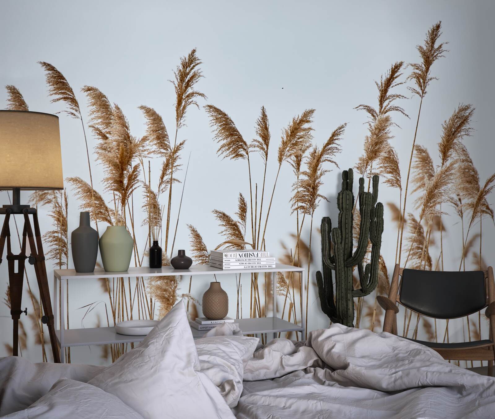 Papier peint épis de blé tendus vers le ciel