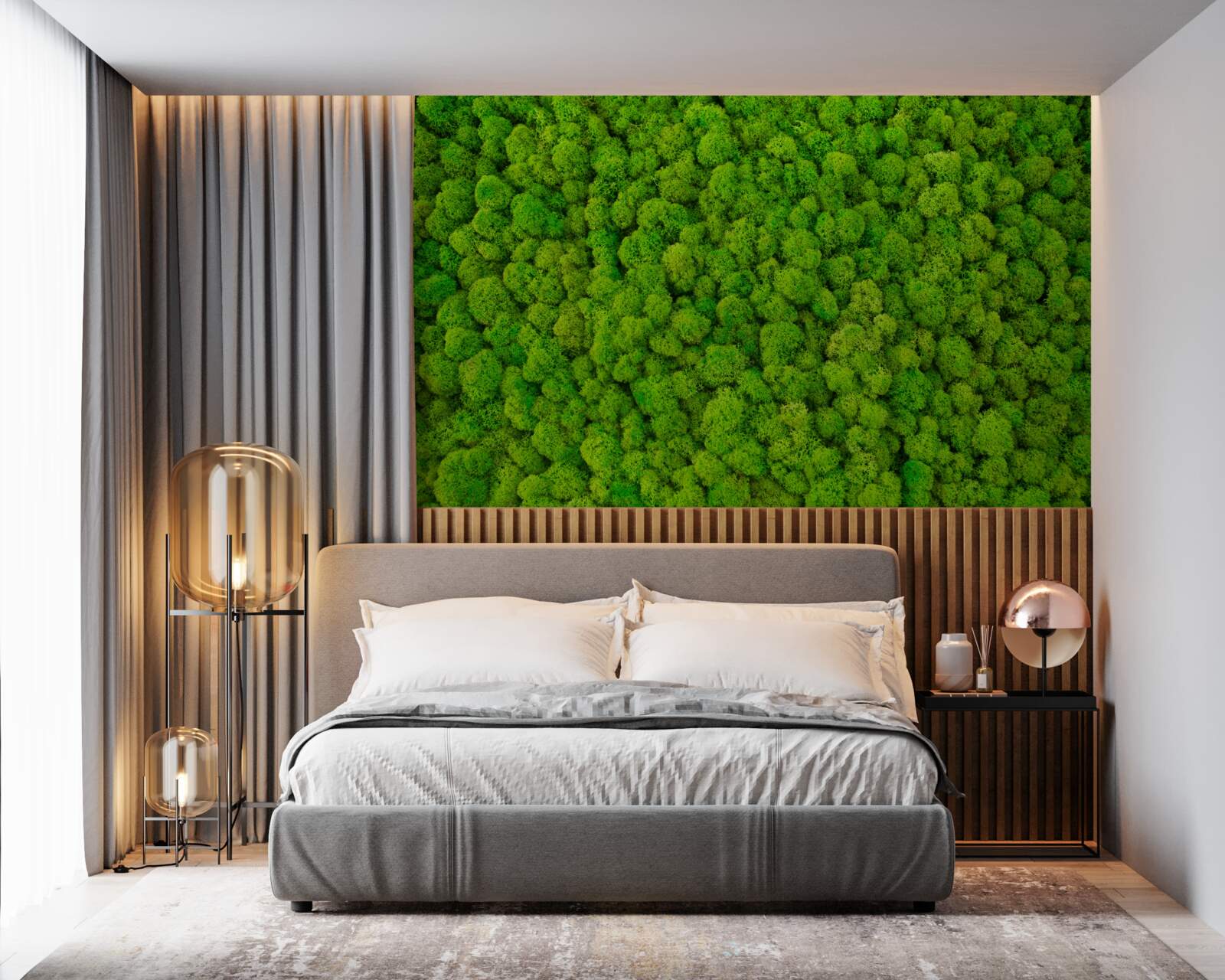 Papier peint les cimes denses des géants verts de la forêt