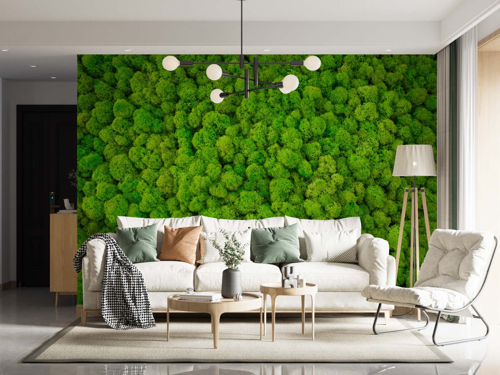 Papier peint les cimes denses des géants verts de la forêt