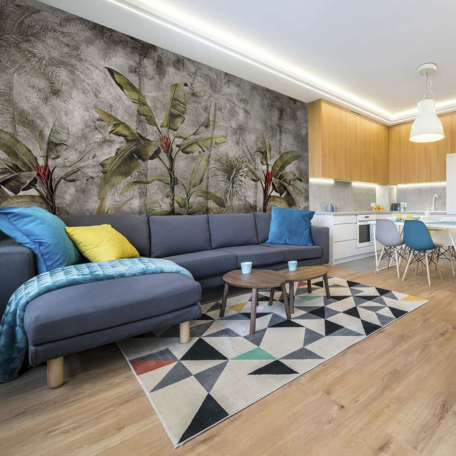 Papier peint pendant les périodes de pluies tropicales intenses