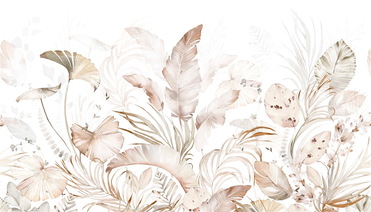 Papier peint forêt tropicale abstraite