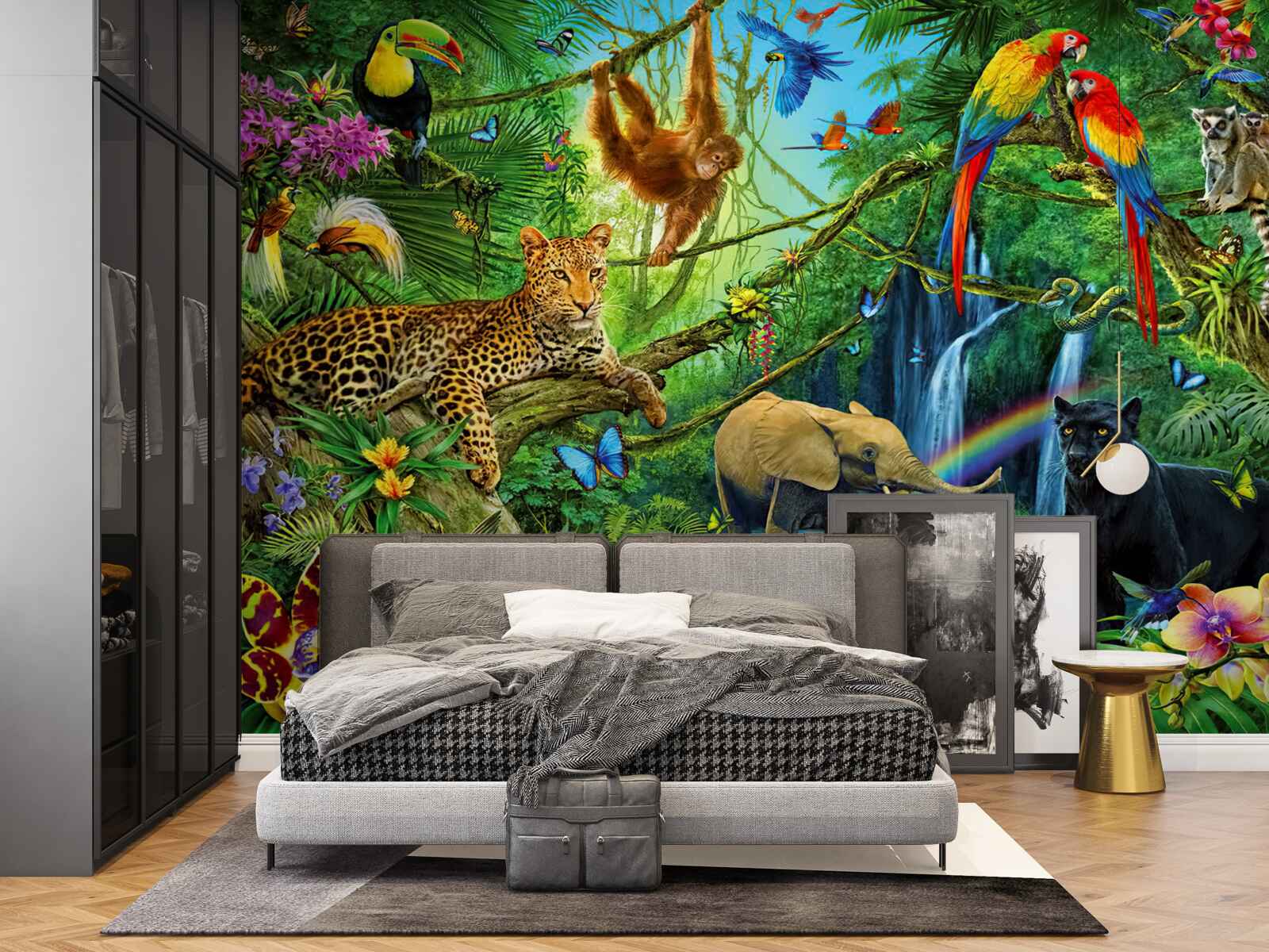 Papier peint habitants de la forêt