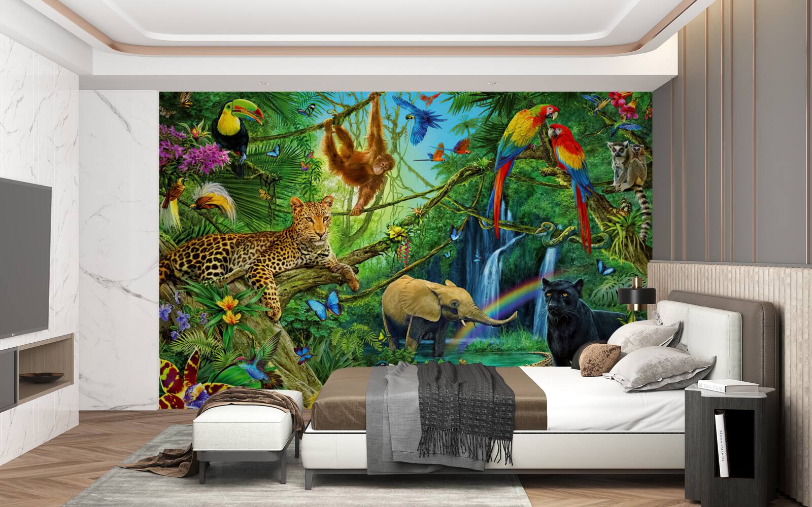 Papier peint habitants de la forêt