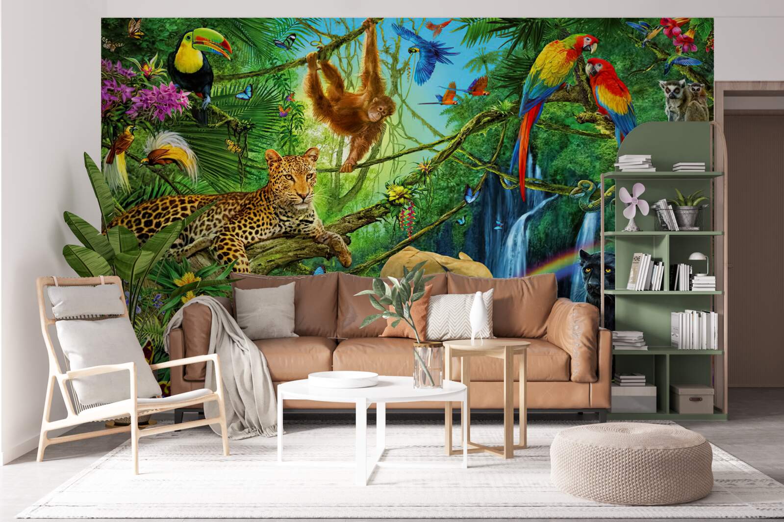 Papier peint habitants de la forêt